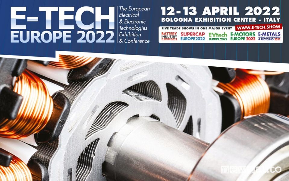 Locandina E-Tech Europe di Bologna 2022