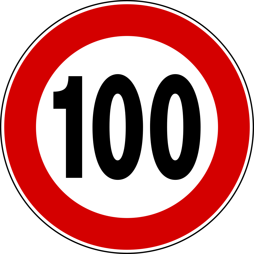 100 km/h è il limite di velocità massimo in autostrada per neopatentati