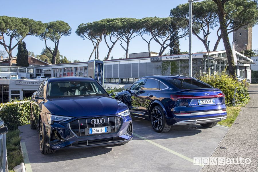 Audi colonnina di ricarica HPC Balduina Roma