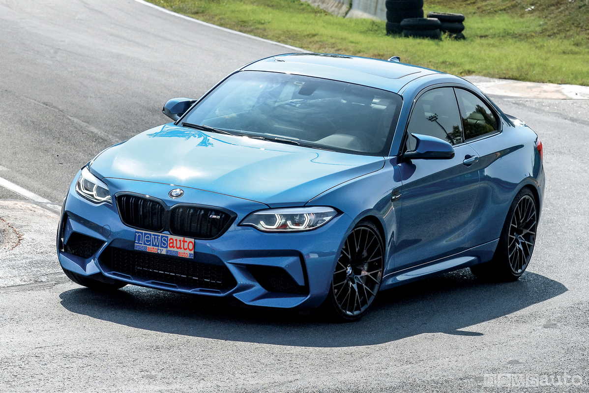 BMW M2 Competition, prova in pista