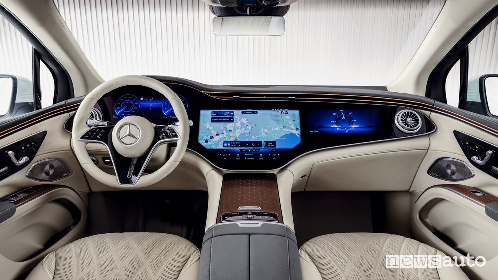 Plancia strumenti abitacolo Mercedes-Benz EQS SUV