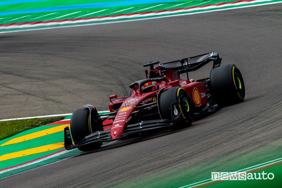 F1 Gp Imola 2022 gara Ferrari Charles Leclerc