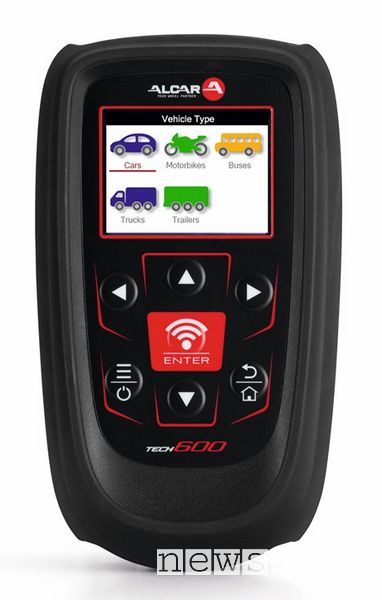 ALCAR TECH600 per l'aggiornamento del software sensore TPMS