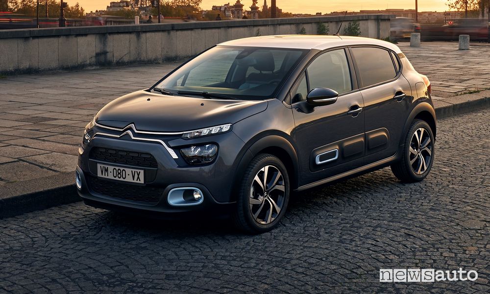 Vista di profilo Citroën C3 Elle serie speciale
