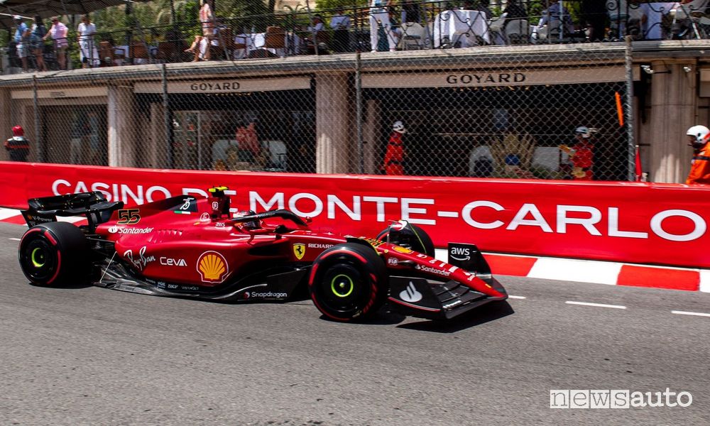 Qualifiche F1 Gp Monaco 2022 Ferrari Carlos Sainz