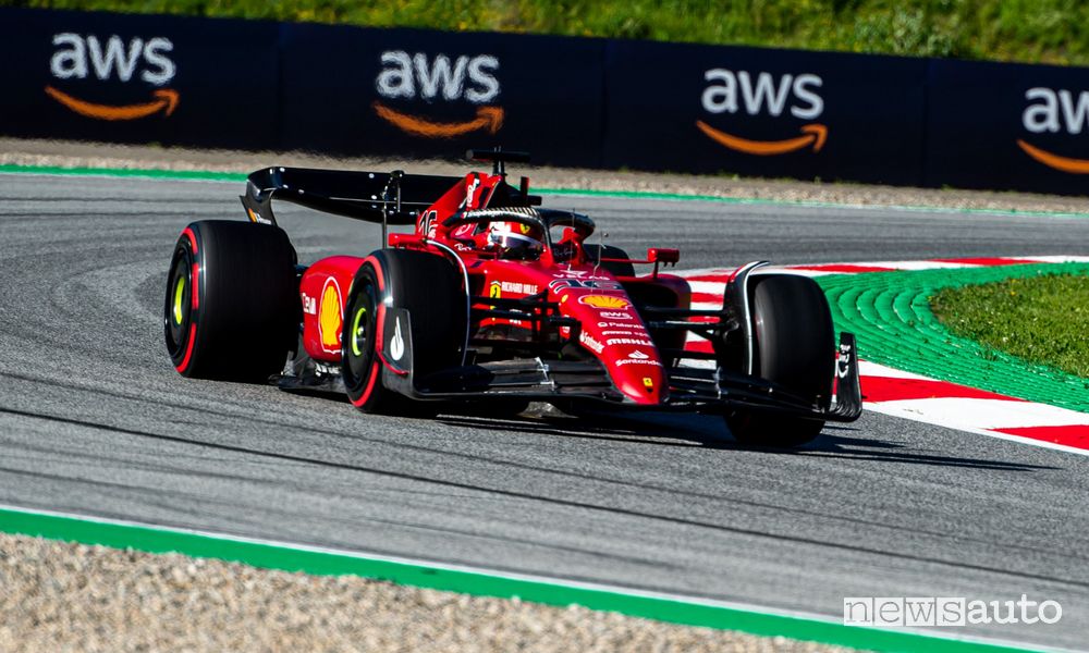 Qualifiche Sprint F1 Gp Austria 2022 Ferrari Leclerc