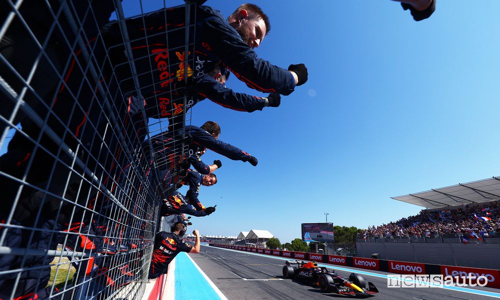 Max Verstappen ha vinto il Gp di Francia F1 2022