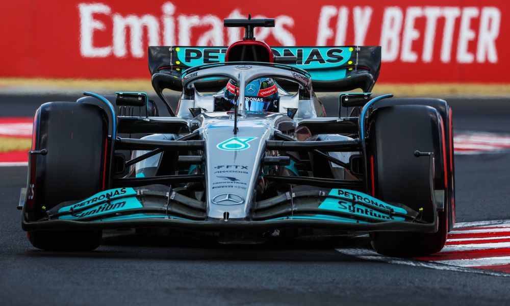 Qualifiche F1 Gp Ungheria 2022 pole position Mercedes George Russel