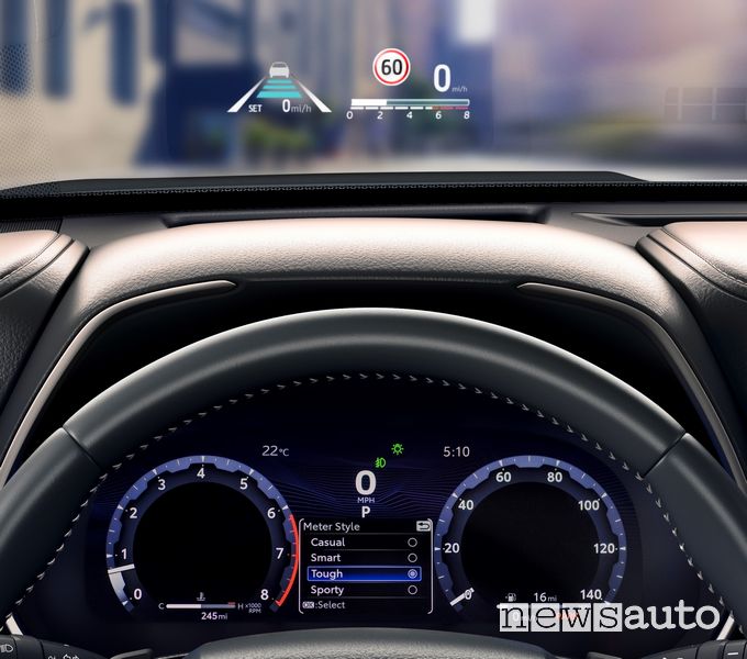 Toyota Highlander 12.3 ”cockpit display