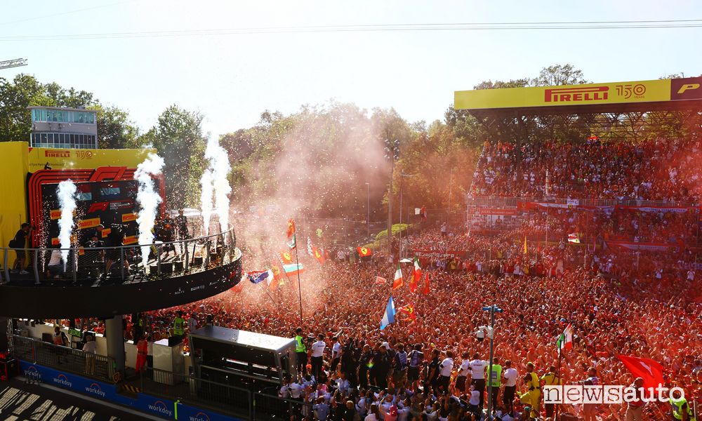 podio F1 Monza