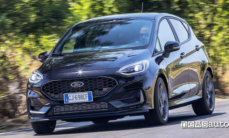 prova su strada Ford Fiesta ST 2022