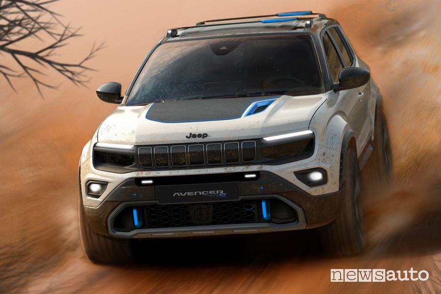 Jeep Avenger 4x4 Concept in off road