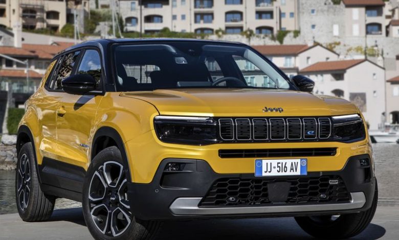 Jeep Avenger anteriore 3/4