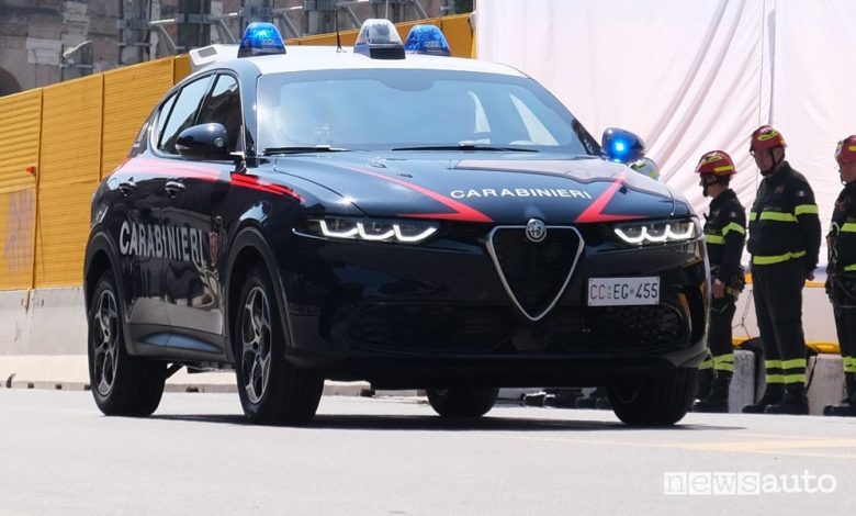 Alfa Romeo Tonale ai Carabinieri ed alla Polizia