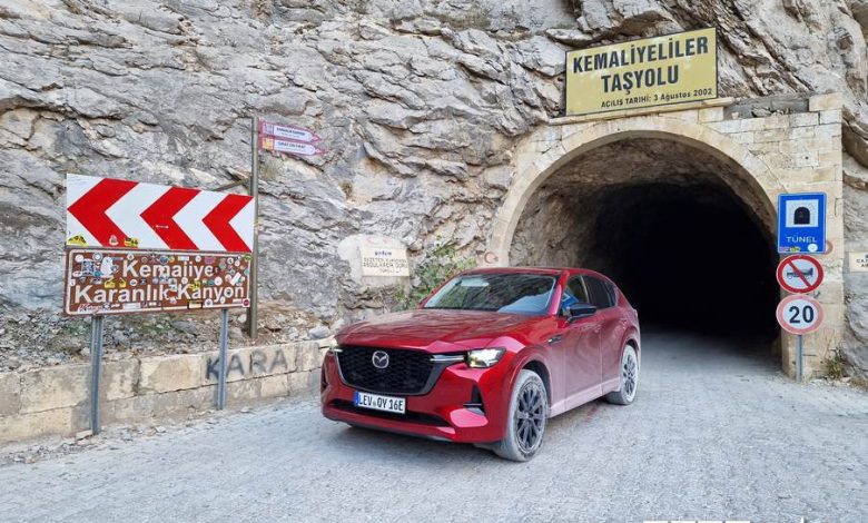Mazda CX-60 inizio della Stone Road Kemaliye TaşYolu MAZDA EPIC DRIVE 2022 TURCHIA
