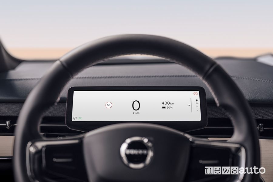 Volvo EX90 display digitale guidatore