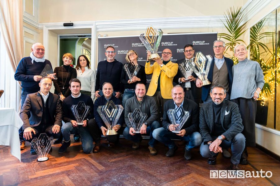 Premiazione finale Clio Cup Press League 2022