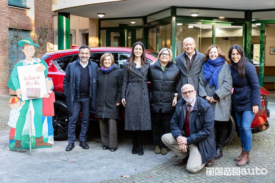 Mazda Italia supporta l'Associazione Peter Pan di Roma