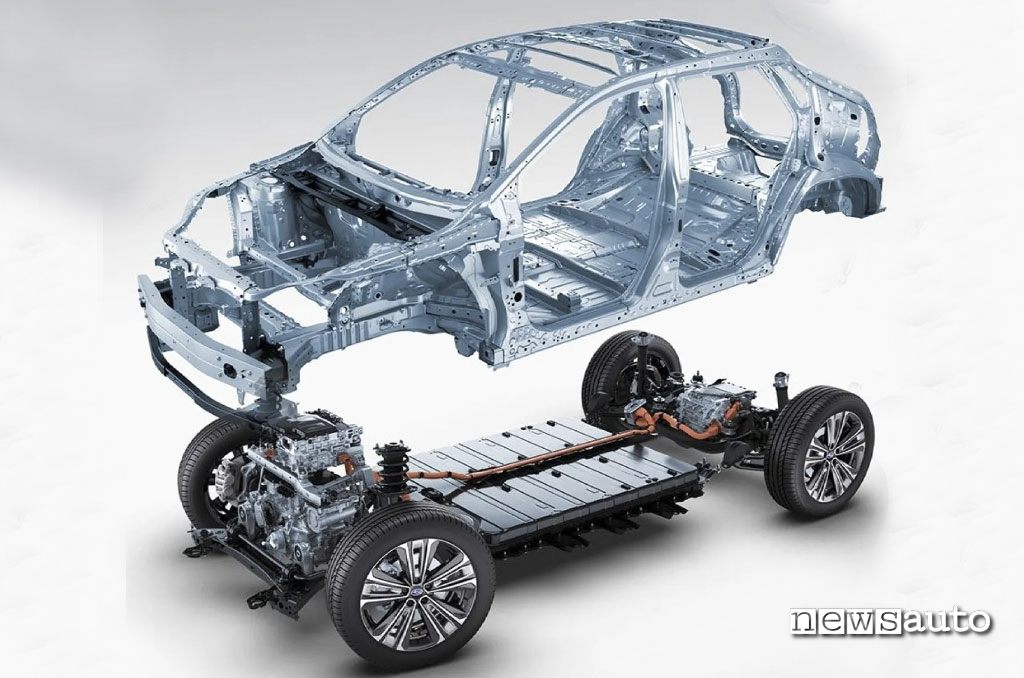 Subaru Solterra e-Subaru Global Platform schema