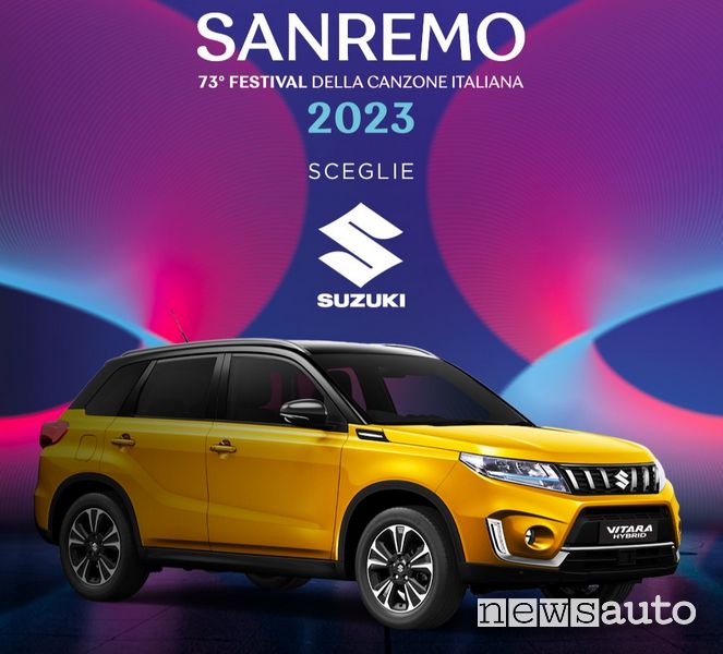 Suzuki auto ufficiale al Festival di Sanremo 2023