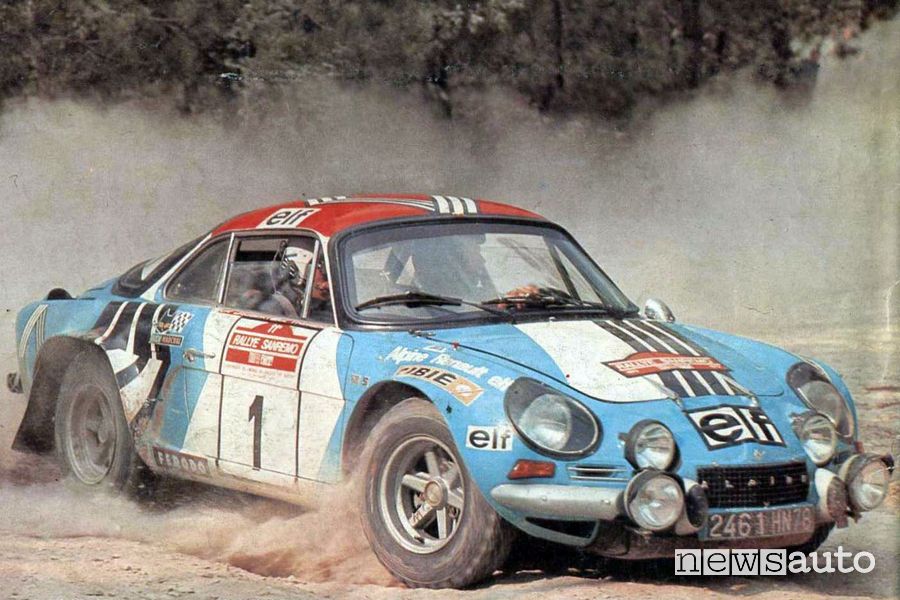 Jean-Luc Thérier ha vinto il Rally di Sanremo 1973 al volante dell’Alpine n. 1