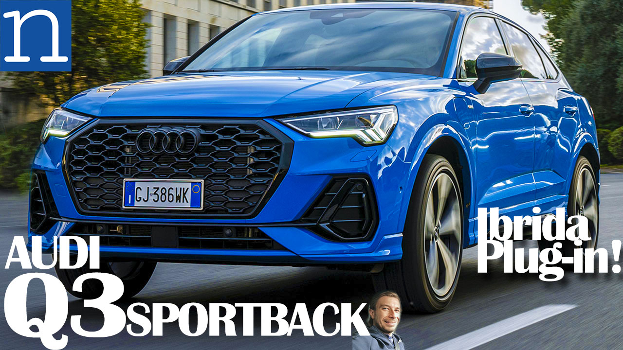 Audi Q3 Sportback PHEV prova impressioni di guida VIDEO