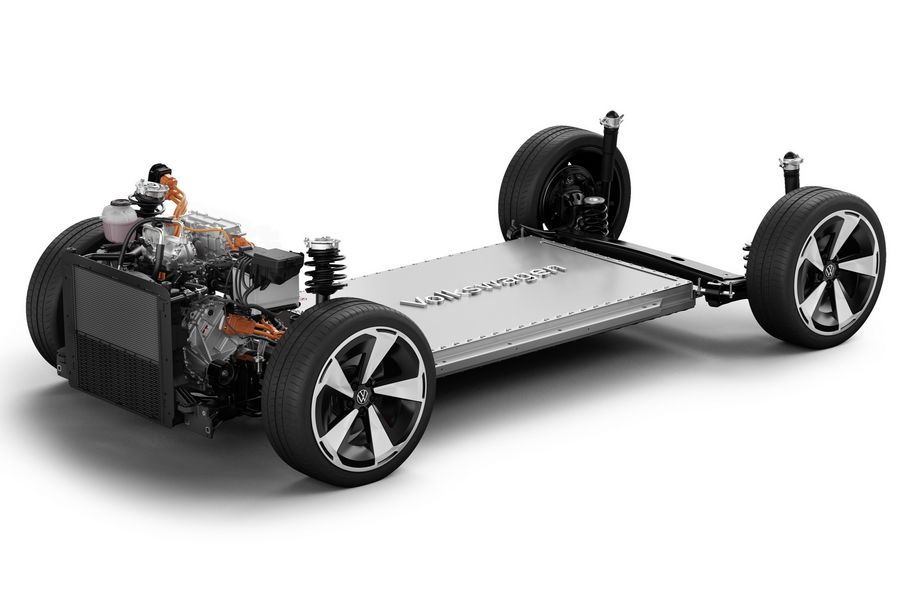 Volkswagen ID. 2all concept car batterie e motore