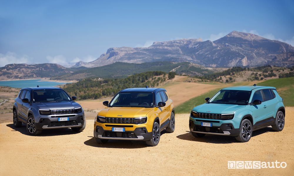 Nuova Jeep Avenger elettrica
