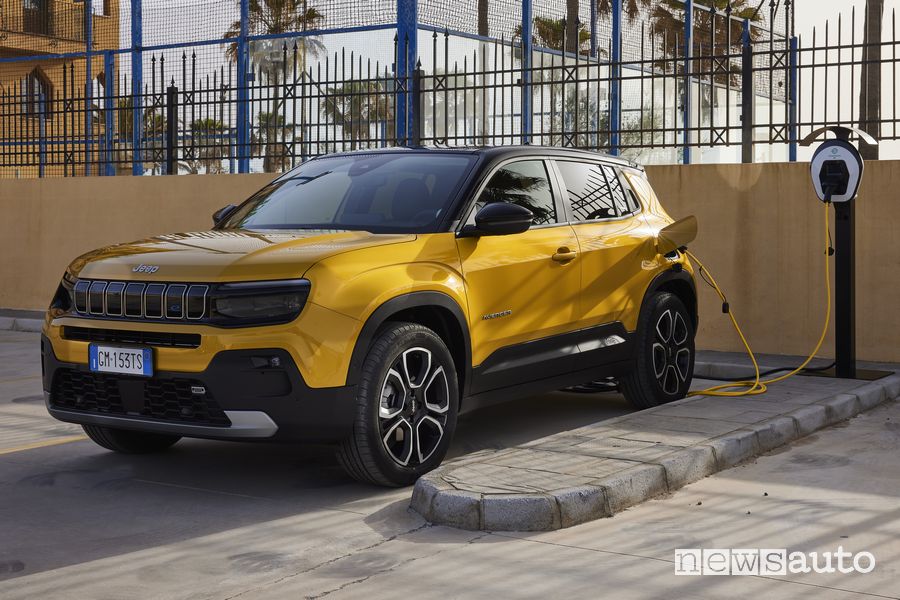 Jeep Avenger 1st Edition in ricarica