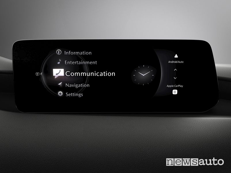 Mazda3 2024 display infotainment abitacolo