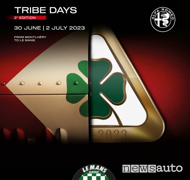 Locandina Alfa Romeo Tribe Days 2023