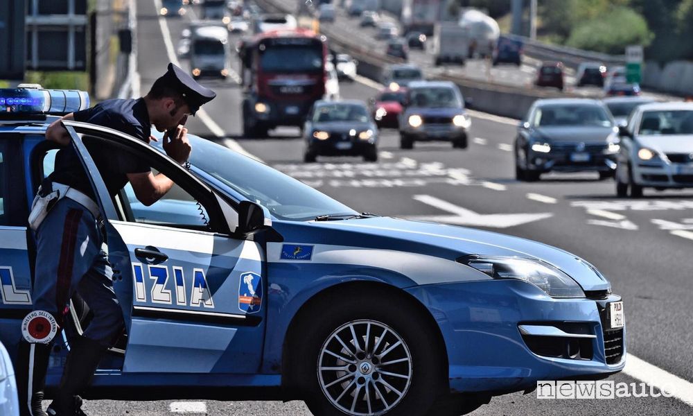 Controllo revisione auto, multa