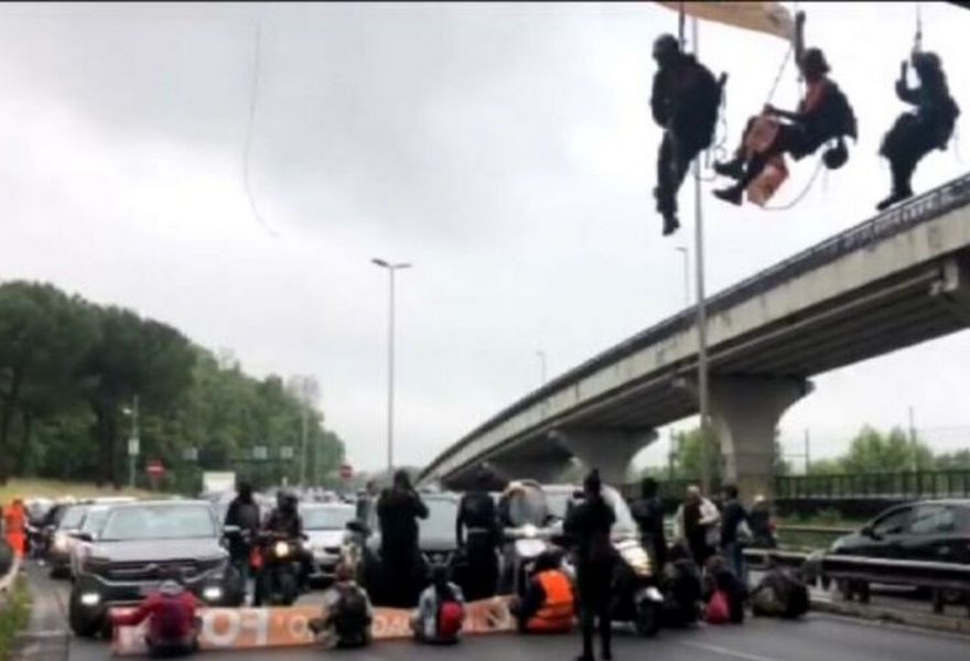 Traffico a Roma sulla Tangenziale Est