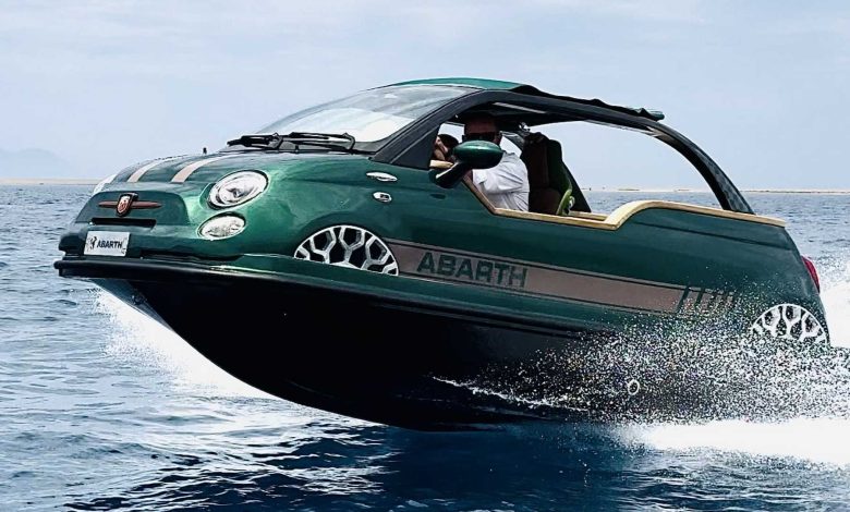 Navigare con l'Abarth e la Fiat 500 da mare