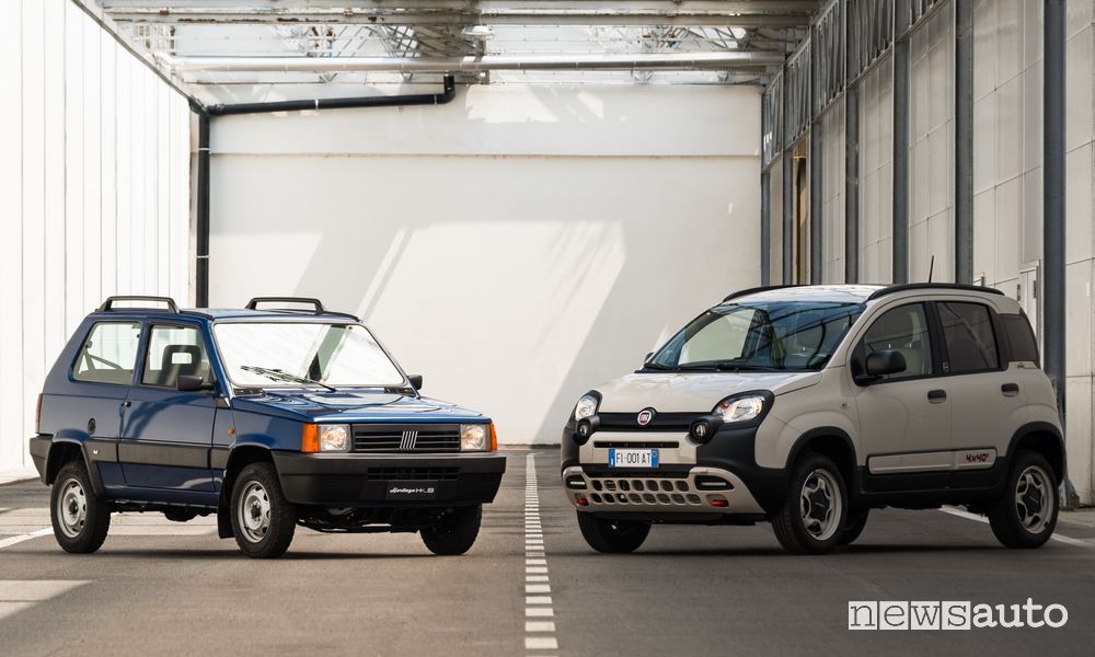 Panda 4x40° e Fiat Panda 4x4 storica