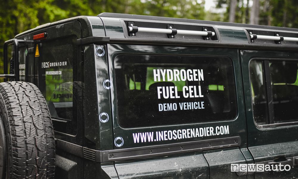 Ineos Grenadier Fuel Cell ad idrogeno