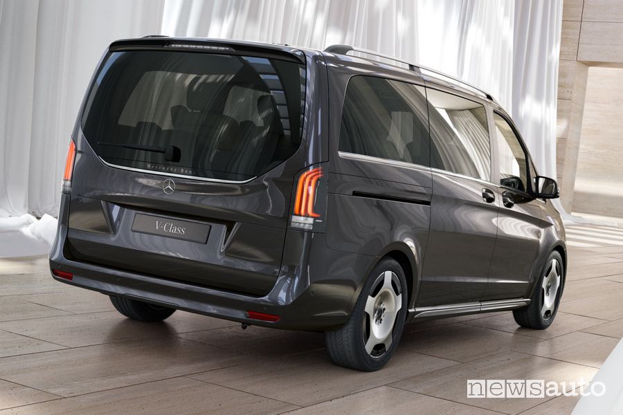 Nuovo Mercedes Classe V posteriore 3/4
