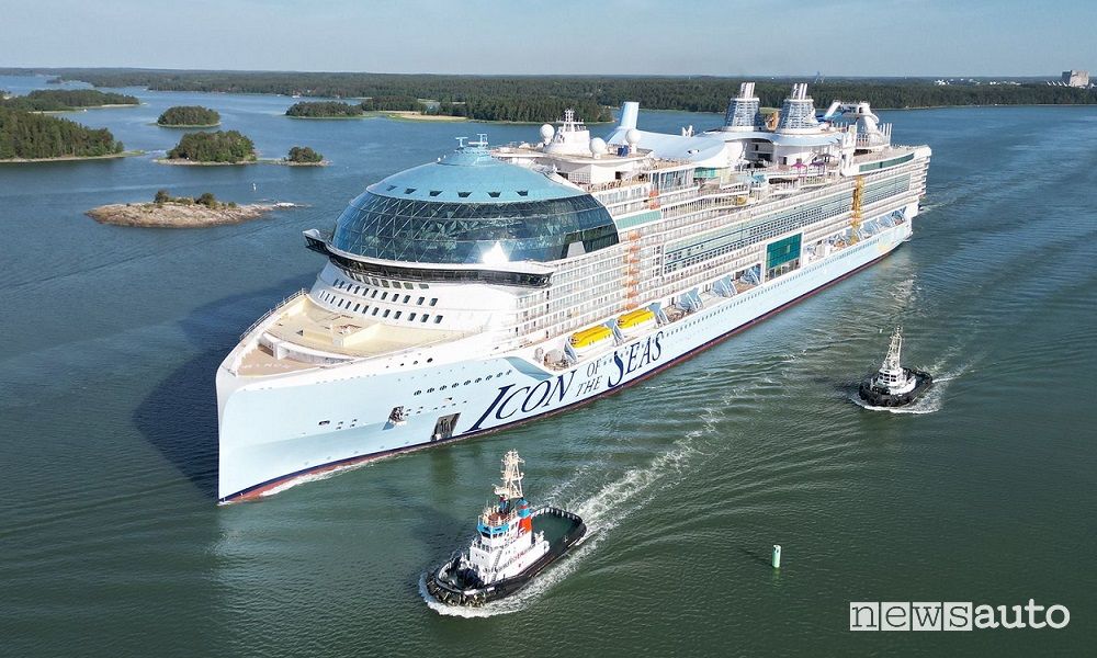 Icon of the Seas, la nave da crociera più grande al mondo