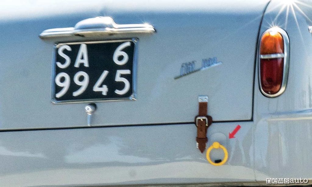 targa auto storica