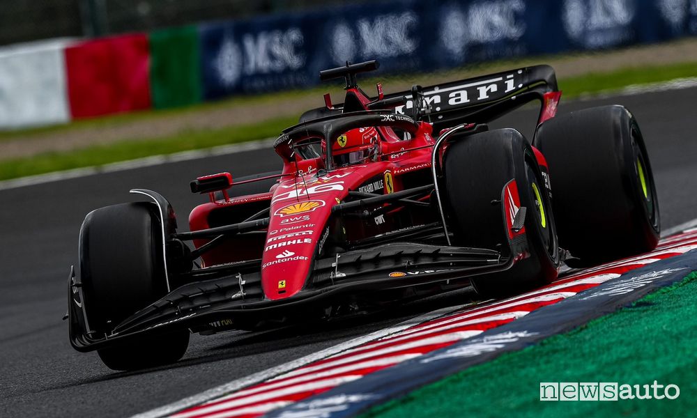 Qualifiche Giappone Formula 1 Ferrari Leclerc