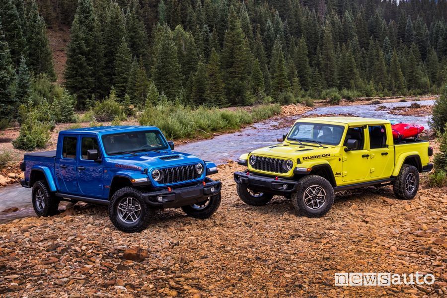 Jeep Gladiator Mojave X e Gladiator Rubicon X