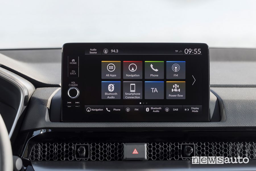 Honda CR-V e:HEV full Hybrid display infotainment