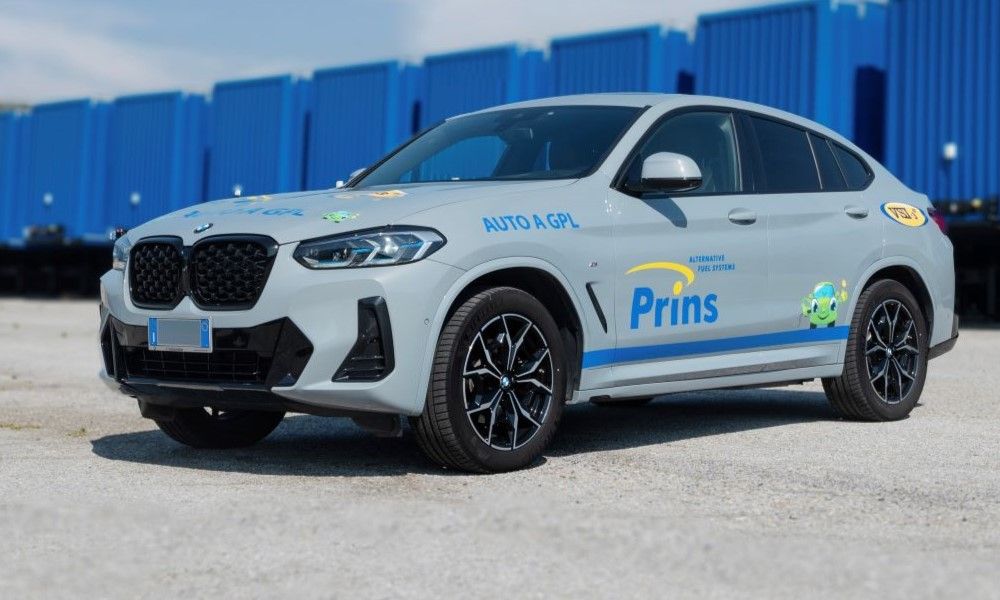 BMW X4 mild hybrid trasformato a GPL