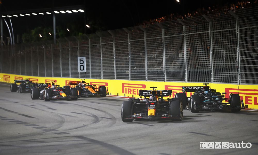 F1 gara Singapore 2023 Red Bull Max Verstappen