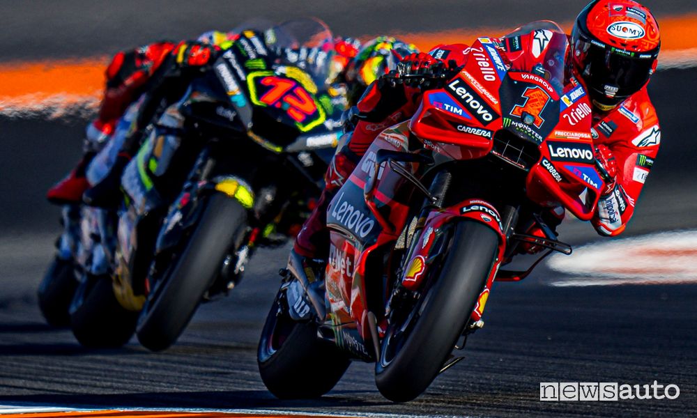 MotoGP classifica gara Valencia 2023, risultati con Bagnaia Campione