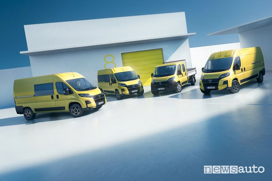 Nuovo Opel Movano versioni