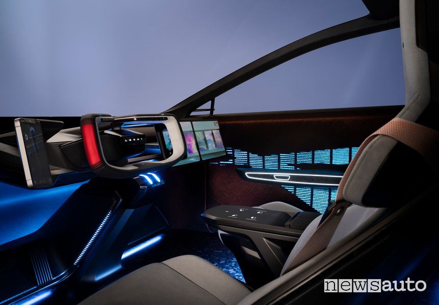 Lexus LF-ZC concept display abitacolo