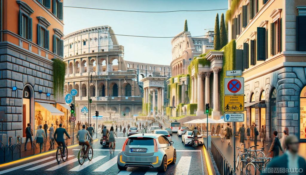 Centro storico di Roma, limitazioni alla circolazione delle auto sempre più stringenti