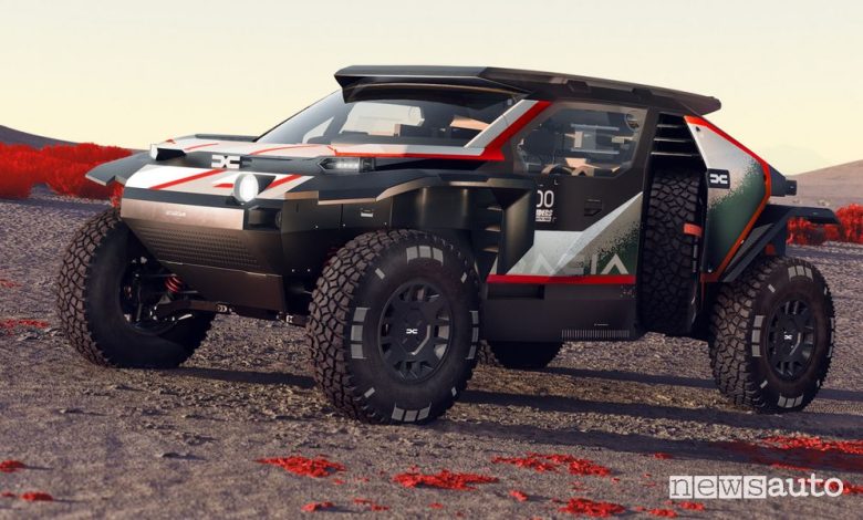 Dacia Sandrider proto Dakar 2025 anteriore 3/4
