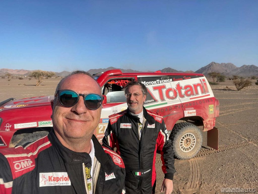Silvio and Tito Totani at the Dakar 2024